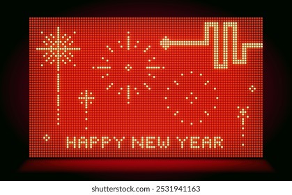 Año Nuevo chino, año de la serpiente. Diseño de Anuncio de pantalla led.