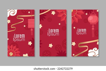 Chinese new year social media post