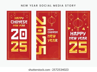 Chinese New Year Social Media Story Template