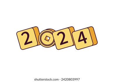 Chinese New Year Sticker Design
