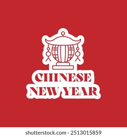 Chinese New Year Stickers Clipart