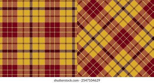 Chinese new year style plaid seamless pattern vector. Background graphic tartan fashion design use for print, texture, cloth, fabric, flannel.	