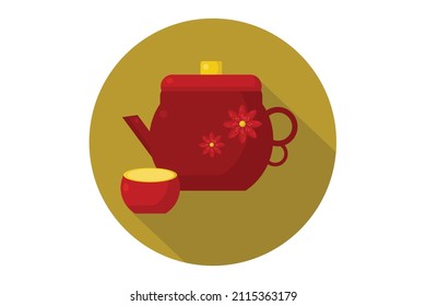 Chinese New Year Teapot Icon