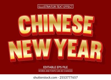 Chinese new year Text Effect.editable text effect