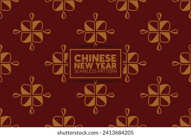 Chinese new year traditional pattern. Vector decorative jewelry collection in Chinese style for card, print, flyers, posters, merch, covers.