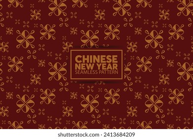 Chinese new year traditional pattern. Vector decorative jewelry collection in Chinese style for card, print, flyers, posters, merch, covers.