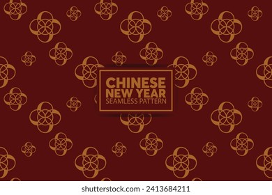 Chinese new year traditional pattern. Vector decorative jewelry collection in Chinese style for card, print, flyers, posters, merch, covers.