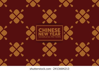 Chinese new year traditional pattern. Vector decorative jewelry collection in Chinese style for card, print, flyers, posters, merch, covers.