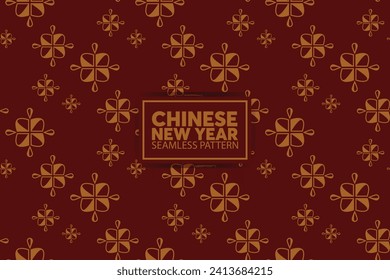 Chinese new year traditional pattern. Vector decorative jewelry collection in Chinese style for card, print, flyers, posters, merch, covers.