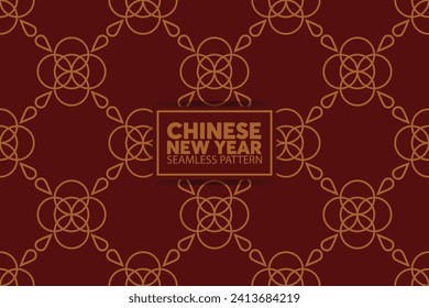 Chinese new year traditional pattern. Vector decorative jewelry collection in Chinese style for card, print, flyers, posters, merch, covers.