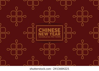 Chinese new year traditional pattern. Vector decorative jewelry collection in Chinese style for card, print, flyers, posters, merch, covers.