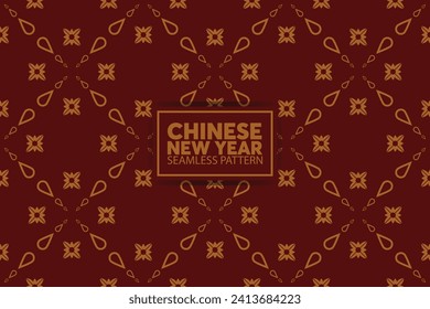 Chinese new year traditional pattern. Vector decorative jewelry collection in Chinese style for card, print, flyers, posters, merch, covers.