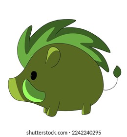 Chinese New Year tree boar