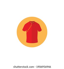 chinese new year chinese tshirt icon vector illustration