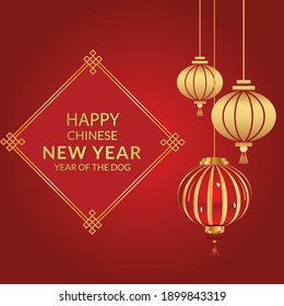 Chinese new year vector background design.