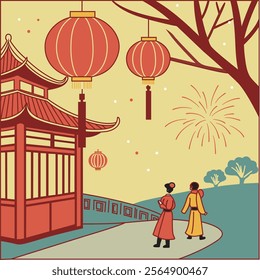 
It's a Chinese new year vector design