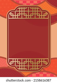 Chinese new year. Vector image background. Gift card template. Holiday banners, web posters, flyers and pamphlets, greeting cards
