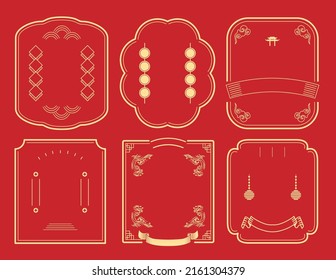 Año nuevo chino. Fondo de imagen vectorial. Plantilla de tarjeta regalo. Carteles de vacaciones, afiches web, volantes y panfletos, tarjetas de felicitación
