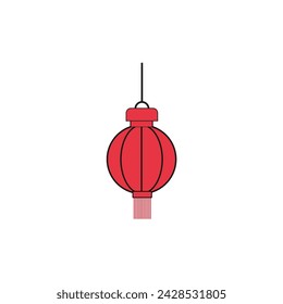 Chinese New Year vector lantern decoration vector
