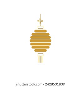 Chinese New Year vector lantern decoration vector