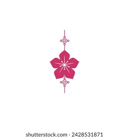 Chinese New Year vector lantern decoration vector