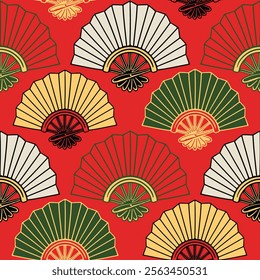 Chinese New Year_Folding Fan Pattern