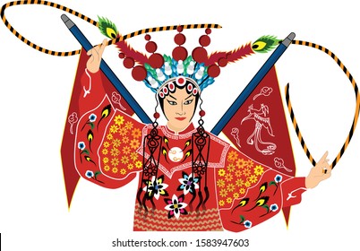 Chinese Opera is  a form of musical theatre in China with roots going back to the early periods in China.That incorporated various art forms, such as music, song and dance, costume and make up art.