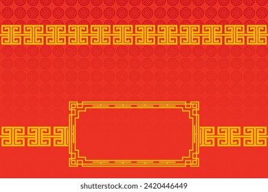 Chinese Oriental Border Ornament East asian decorative art