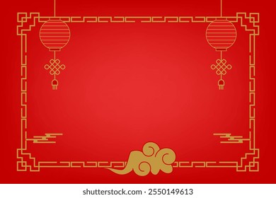 Chinese Oriental border ornamentation rooted in the rich traditions of East Asian decorative art