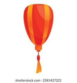Chinese paper lantern hanging and celebrating lunar new year