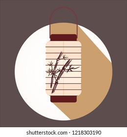 chinese paper lantern vector illustration