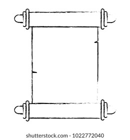chinese papyrus isolated icon