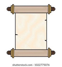 chinese papyrus isolated icon