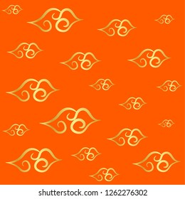 Chinese pattern. Asian traditional pattern