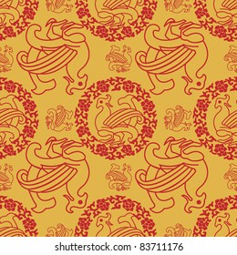 Chinese Pattern Background