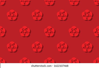 Chinese pattern, background for the New Year. Vector illustration