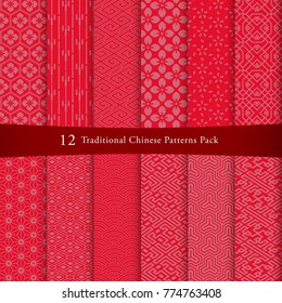 Chinese pattern pack. Come with layers.