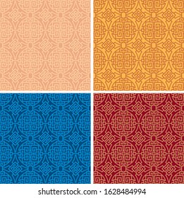 Chinese Pattern Seamless Texture - Asian Fabric, Background, Wallpaper, Tile