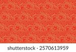Chinese pattern texture with abstract clouds with red background for Chinese New Year