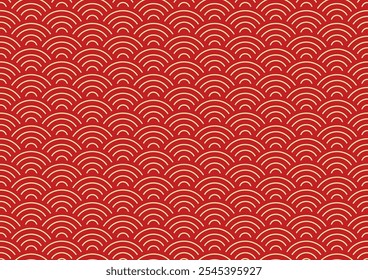 Fondo de pantalla de patrón chino, fondo oriental para el año Nuevo. Ilustración vectorial. Nuevo año 2025.
