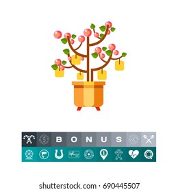 Chinese Peach Tree Icon