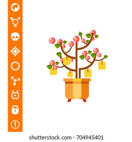 Chinese Peach Tree Icon