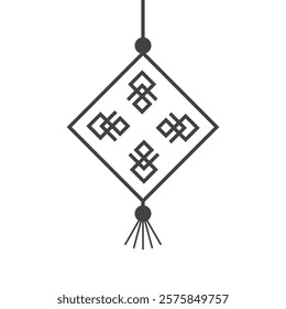 Chinese pendant Hanging ornament symbol of good fortune and prosperity in Chinese culture