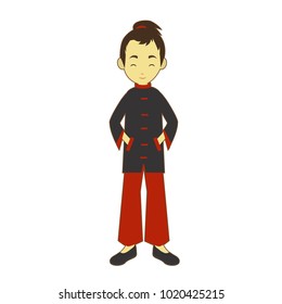 Chinese people character vector