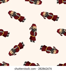 Chinese people ,seamless pattern