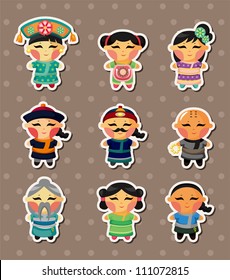 chinese people stickers