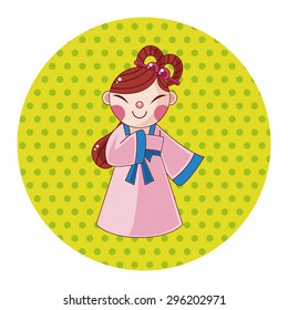 Chinese people theme elements