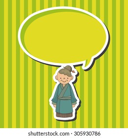 Chinese people theme elements