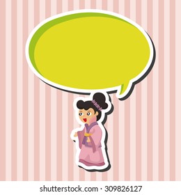 Chinese people theme elements