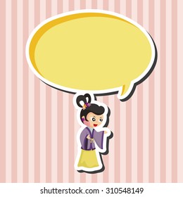 Chinese people theme elements